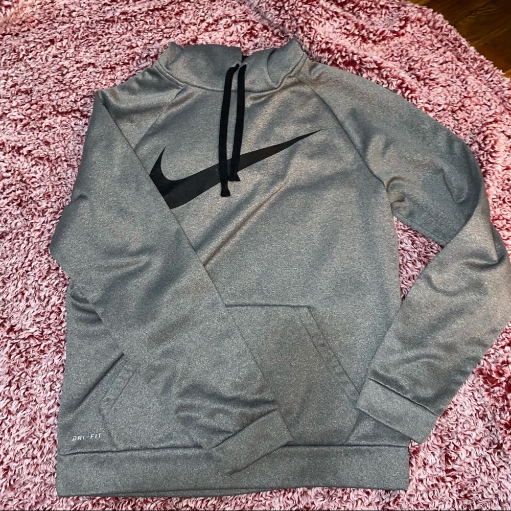 Grey DriFit Nike Hoodie